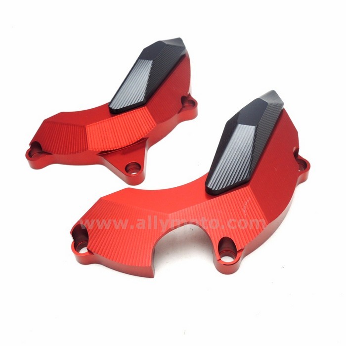 96 Yzf -R3 Engine Stator Frame Slider Protector Yamaha - R3 R25 2013-2016 Naked Guard Cover Pad Red@4